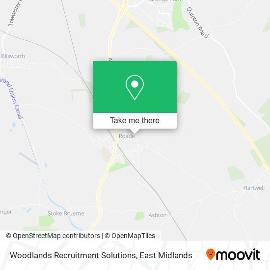 Woodlands Recruitment Solutions map