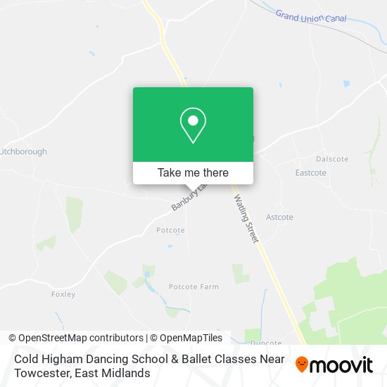 Cold Higham Dancing School & Ballet Classes Near Towcester map