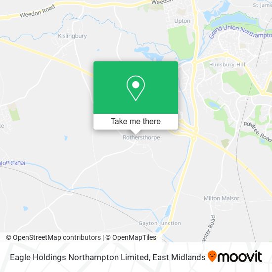 Eagle Holdings Northampton Limited map