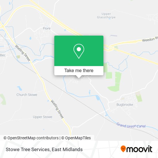 Stowe Tree Services map