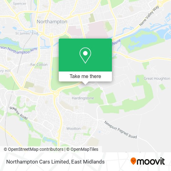 Northampton Cars Limited map