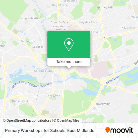 Primary Workshops for Schools map