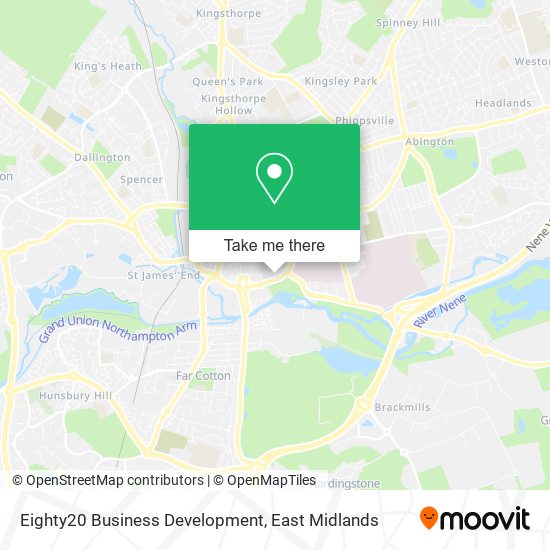 Eighty20 Business Development map