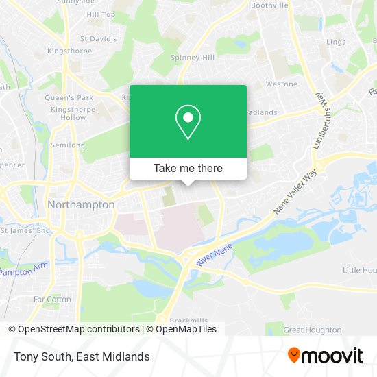 Tony South map