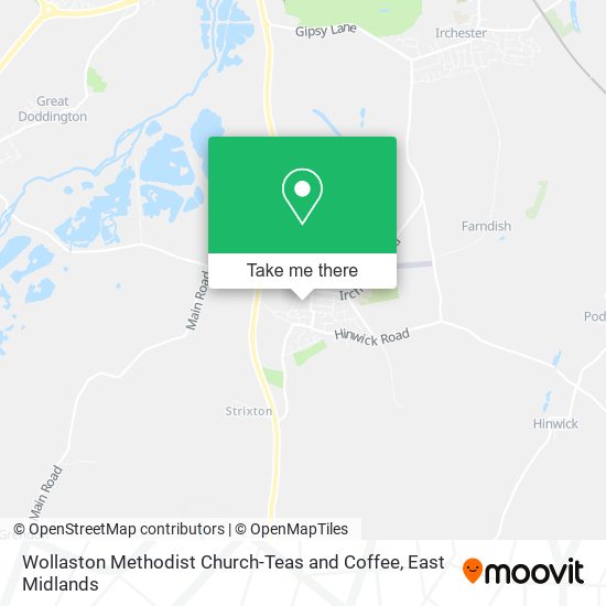 Wollaston Methodist Church-Teas and Coffee map