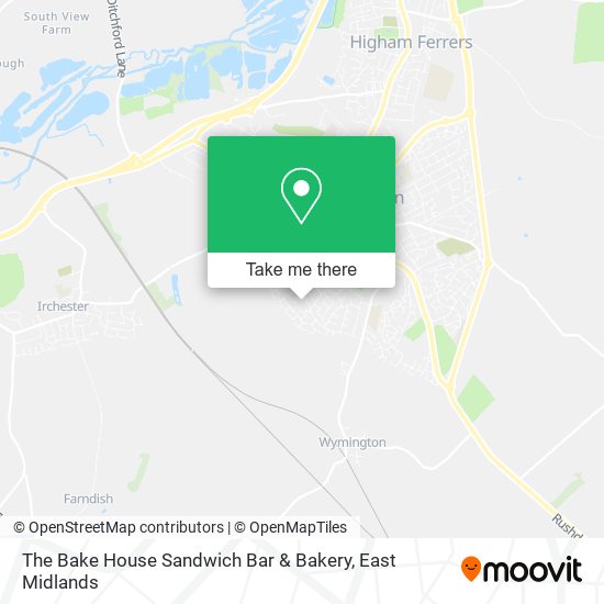 The Bake House Sandwich Bar & Bakery map