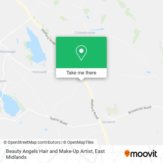 Beauty Angels Hair and Make-Up Artist map