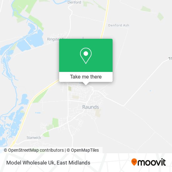 Model Wholesale Uk map