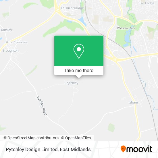 Pytchley Design Limited map
