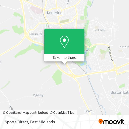 Sports Direct map