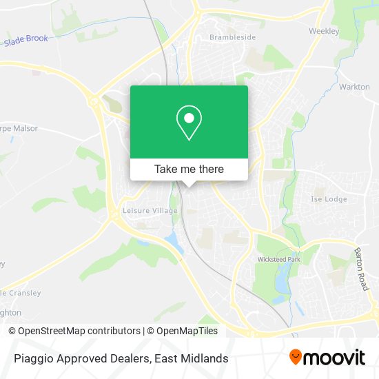 Piaggio Approved Dealers map