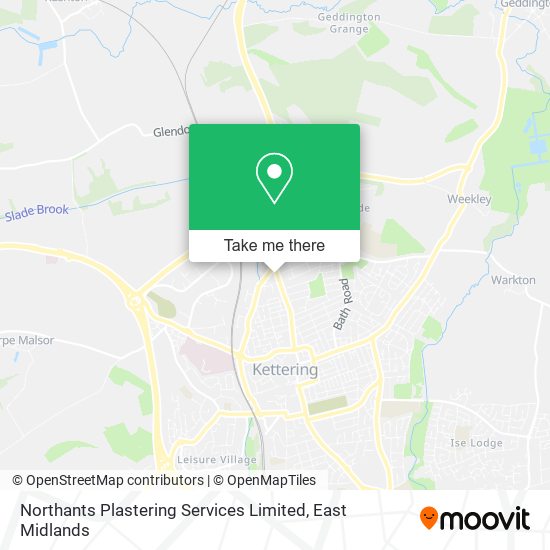 Northants Plastering Services Limited map