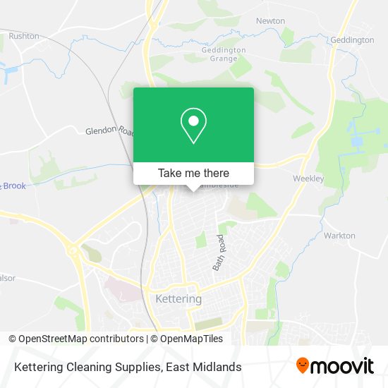 Kettering Cleaning Supplies map