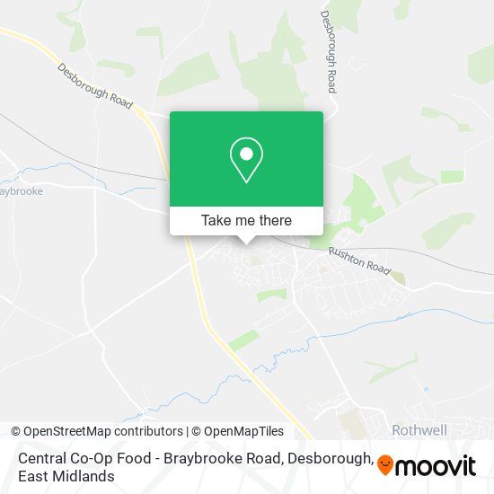 Central Co-Op Food - Braybrooke Road, Desborough map