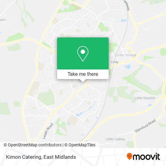 Kimon Catering map