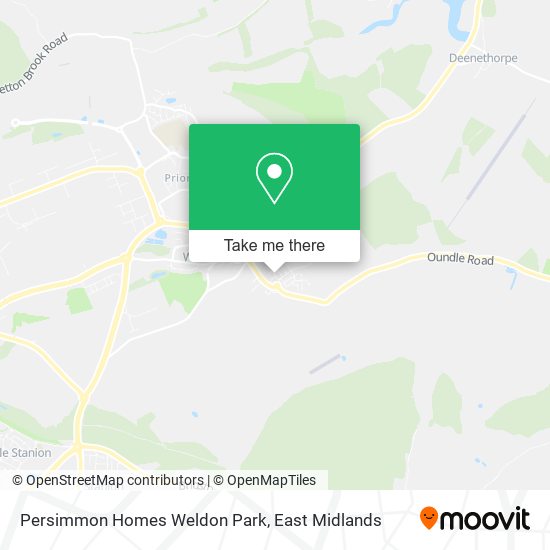 Persimmon Homes Weldon Park map