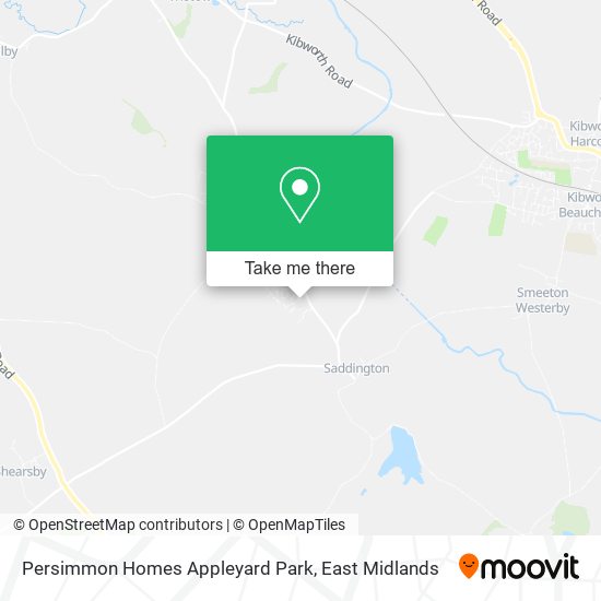 Persimmon Homes Appleyard Park map