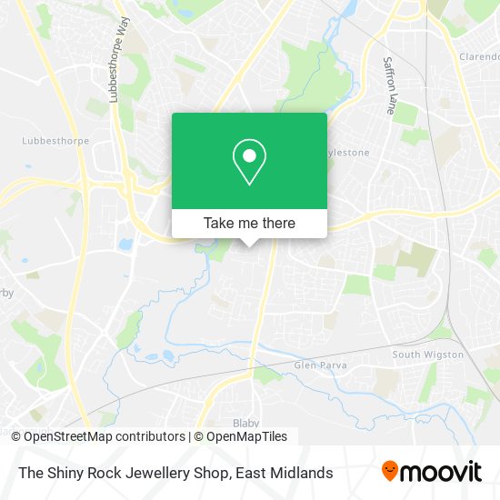The Shiny Rock Jewellery Shop map