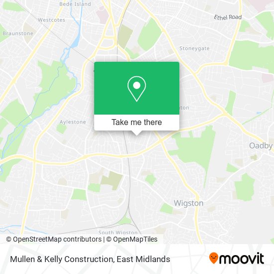 Mullen & Kelly Construction map