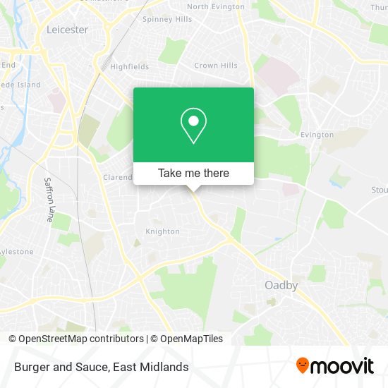 Burger and Sauce map