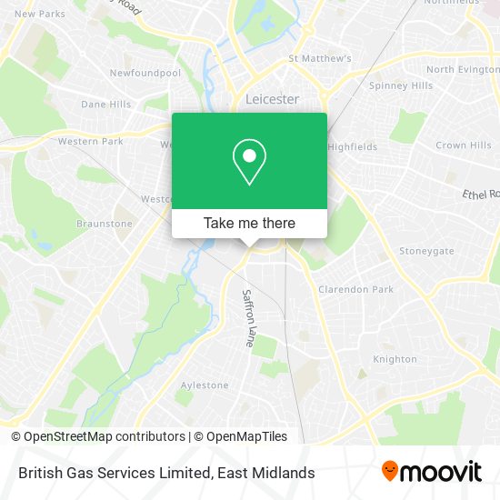 British Gas Services Limited map
