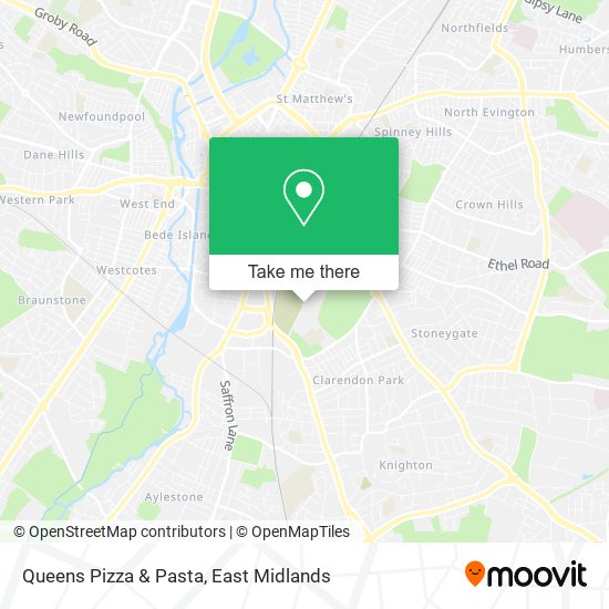 Queens Pizza & Pasta map