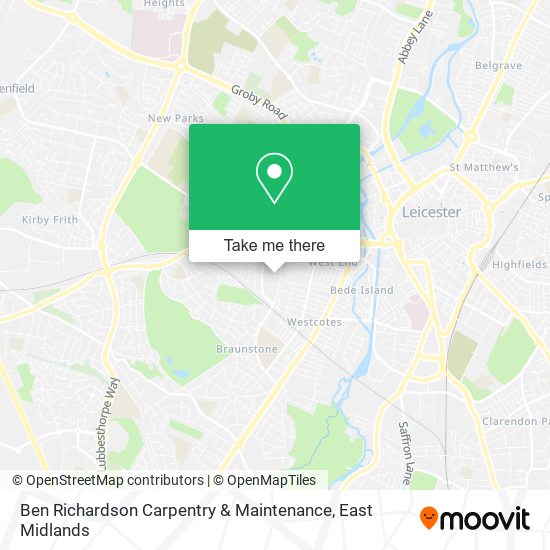 Ben Richardson Carpentry & Maintenance map