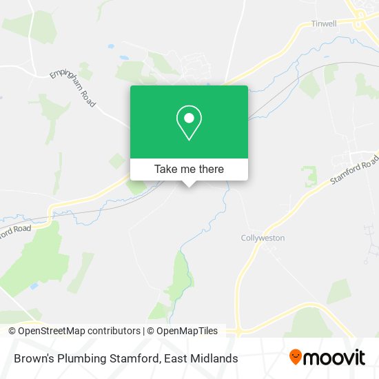 Brown's Plumbing Stamford map