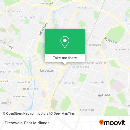 Pizzawala map