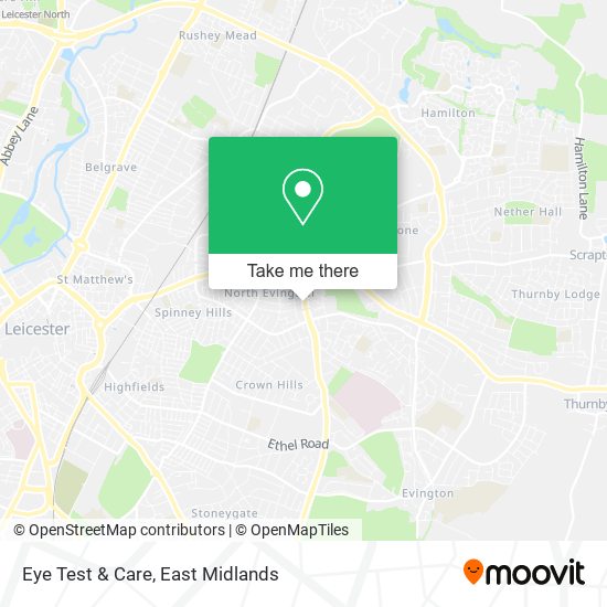 Eye Test & Care map