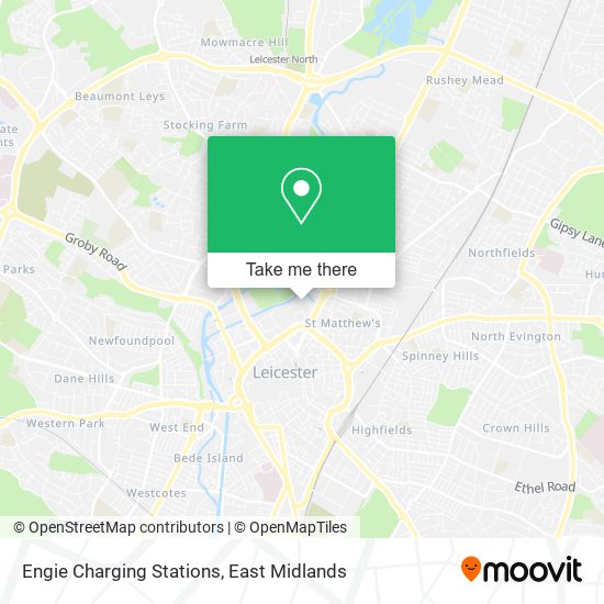 Engie Charging Stations map