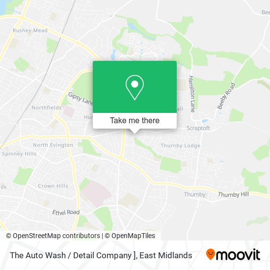 The Auto Wash / Detail Company ] map