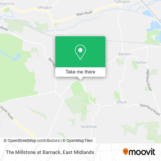 The Millstone at Barnack map
