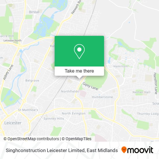 Singhconstruction Leicester Limited map