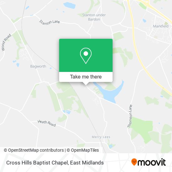 Cross Hills Baptist Chapel map