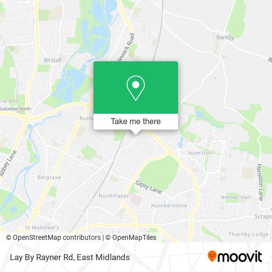 Lay By Rayner Rd map