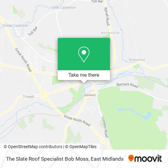 The Slate Roof Specialist Bob Moss map