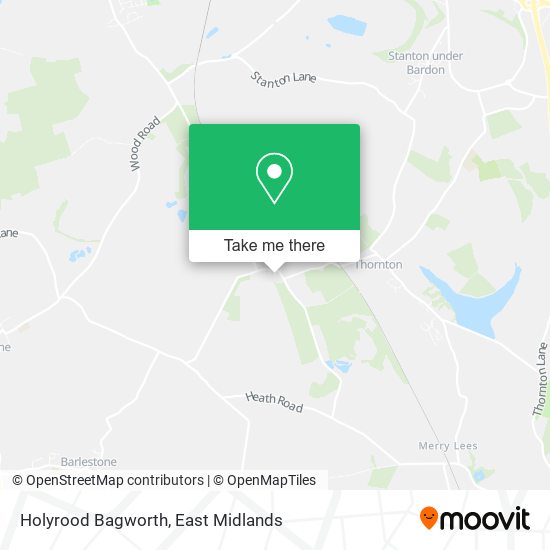 Holyrood Bagworth map