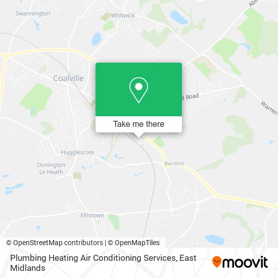 Plumbing Heating Air Conditioning Services map