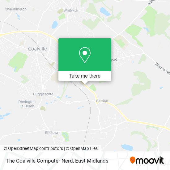 The Coalville Computer Nerd map