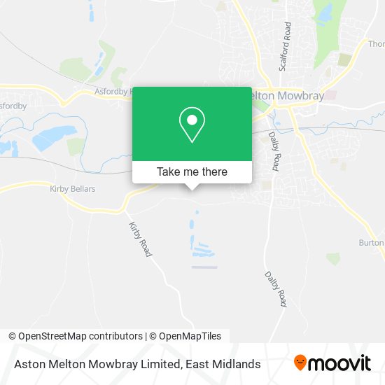 Aston Melton Mowbray Limited map