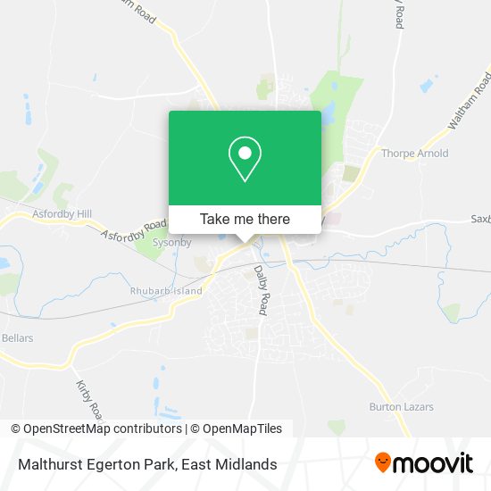 Malthurst Egerton Park map