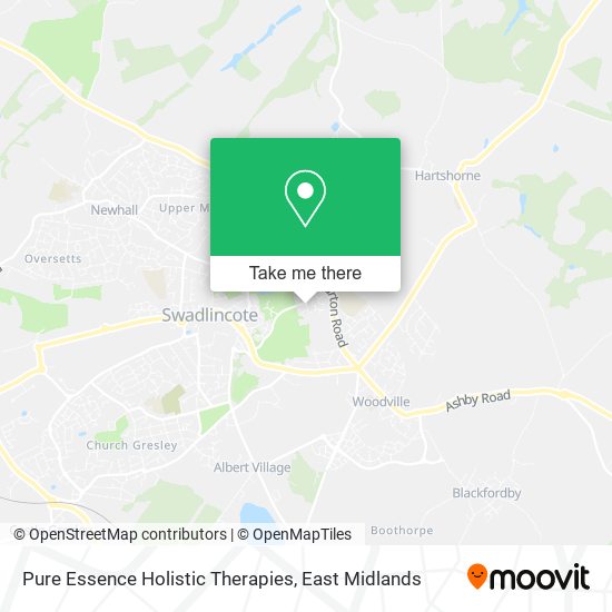 Pure Essence Holistic Therapies map