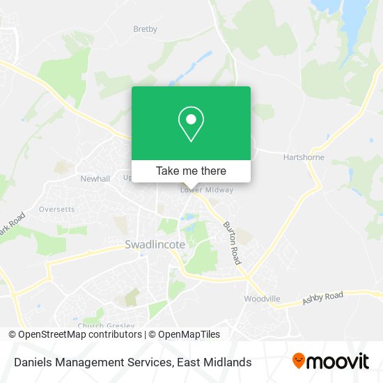 Daniels Management Services map