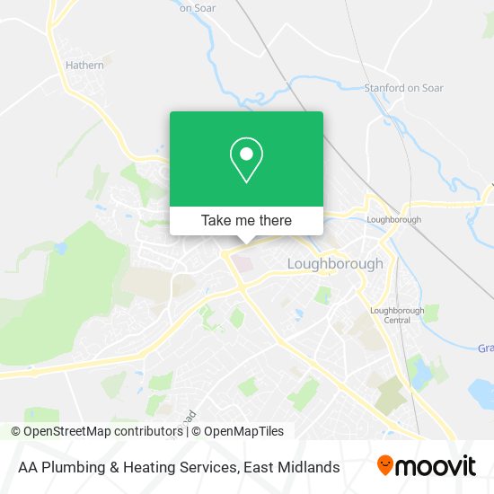 AA Plumbing & Heating Services map
