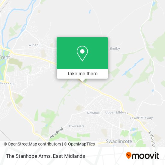 The Stanhope Arms map