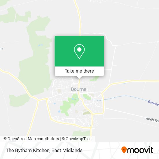 The Bytham Kitchen map