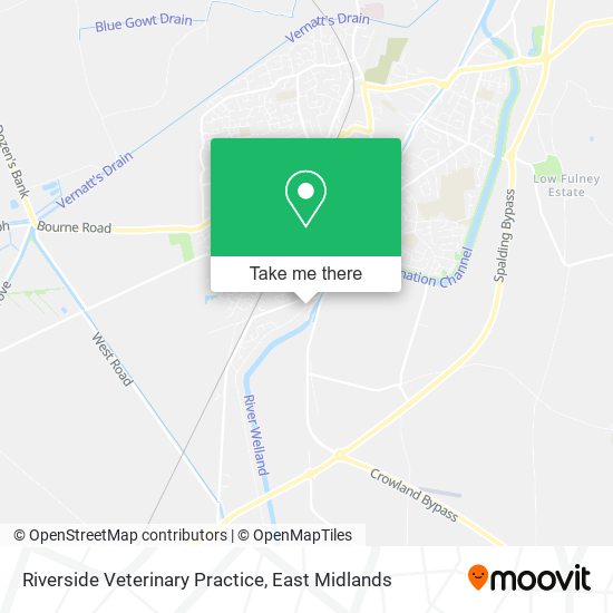 Riverside Veterinary Practice map