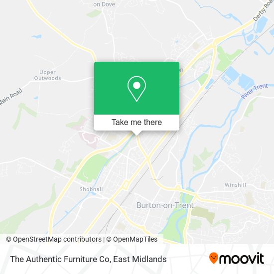 The Authentic Furniture Co map