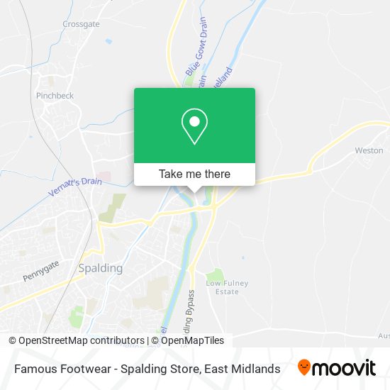 Famous Footwear - Spalding Store map
